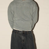 Pleated Jeans - Smoke Wash
