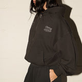 Premium Street Zip Hood - Washed Black
