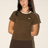 Soccer Shirt - Brown / Cream