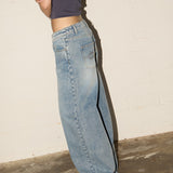 Straight Leg Jeans  - Misty Wash