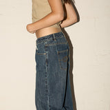 Straight Leg Jeans  - Streaky Wash